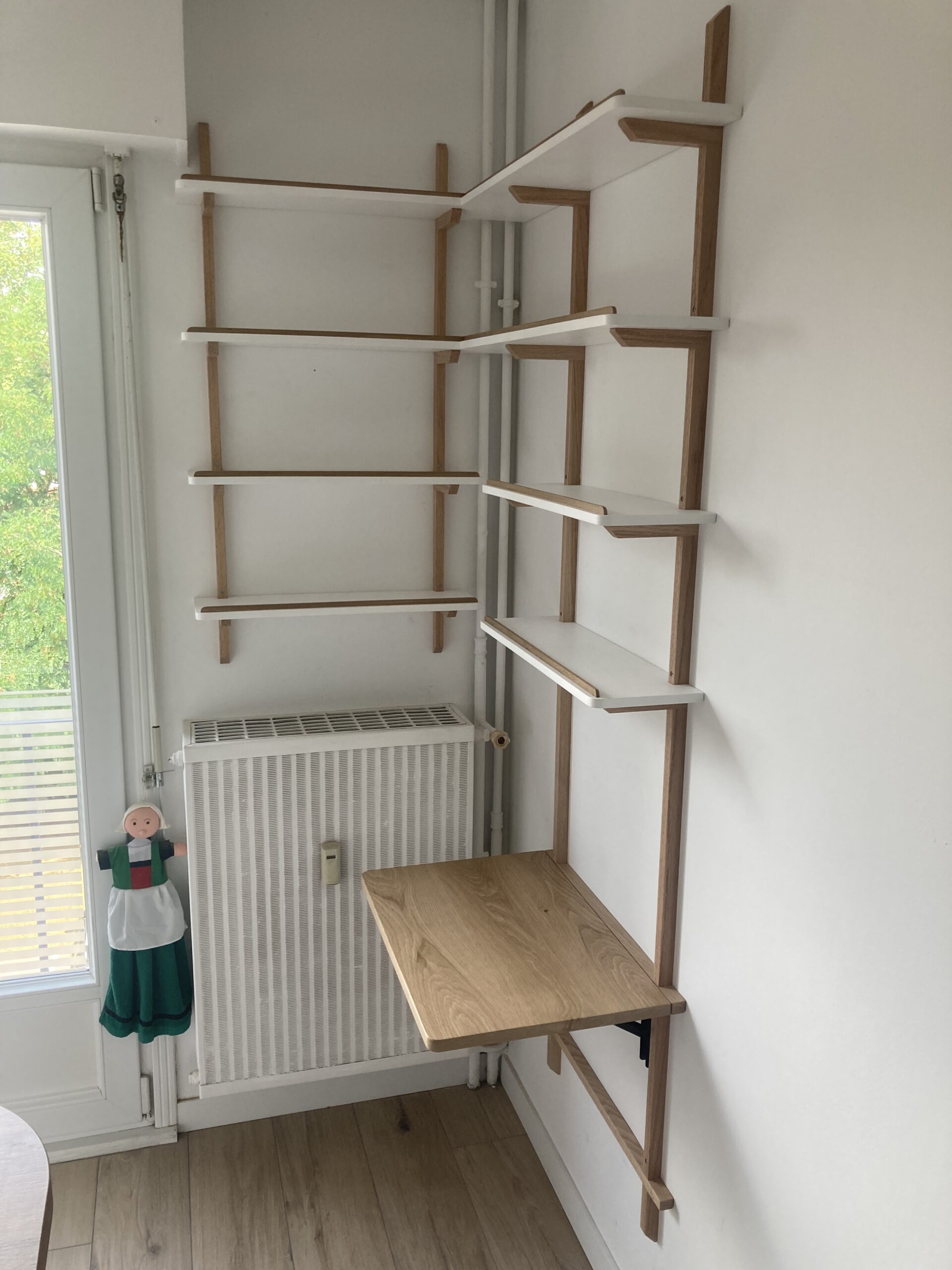 étagère table pliante