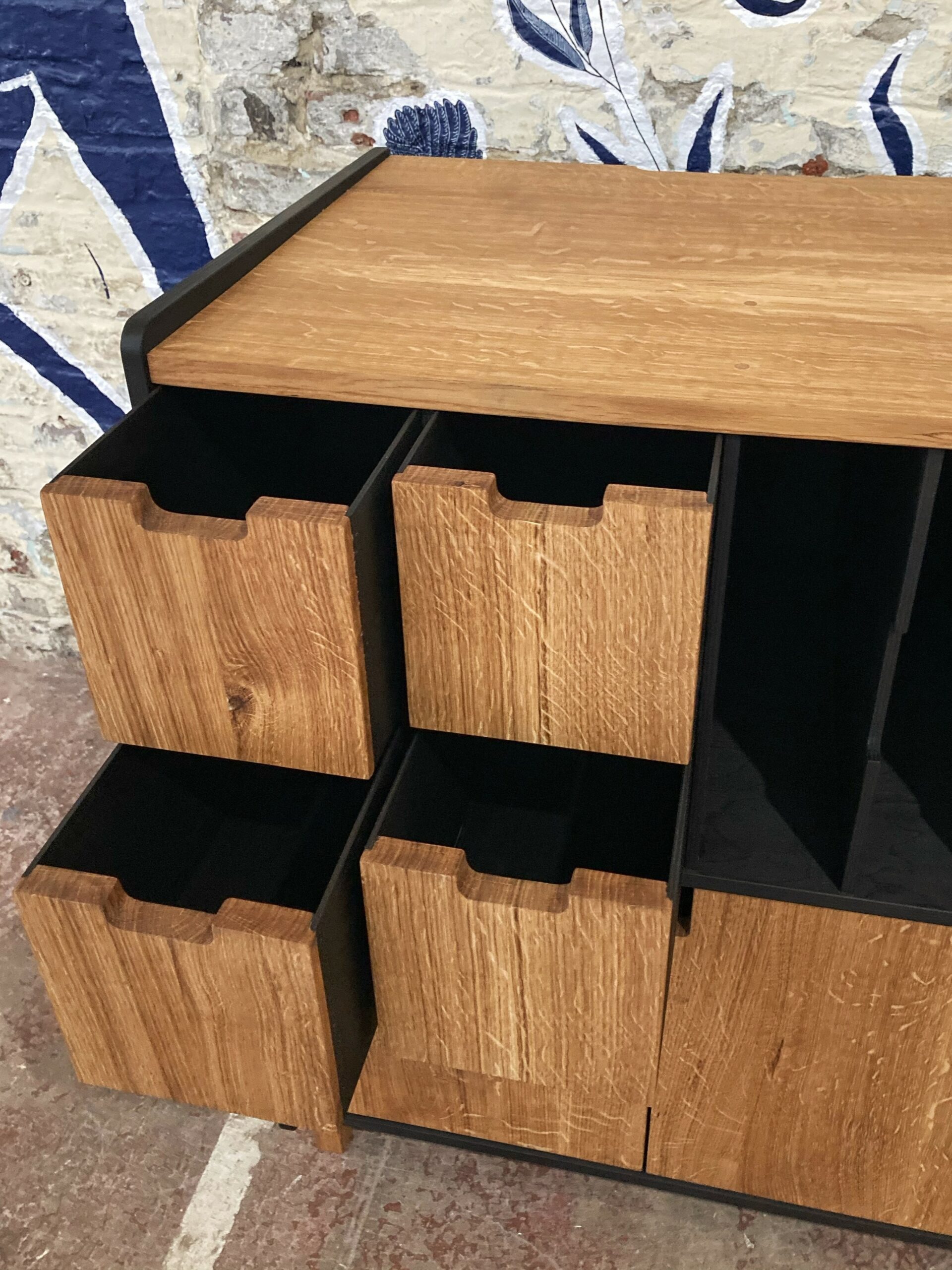 meuble Hi-fi chêne 3