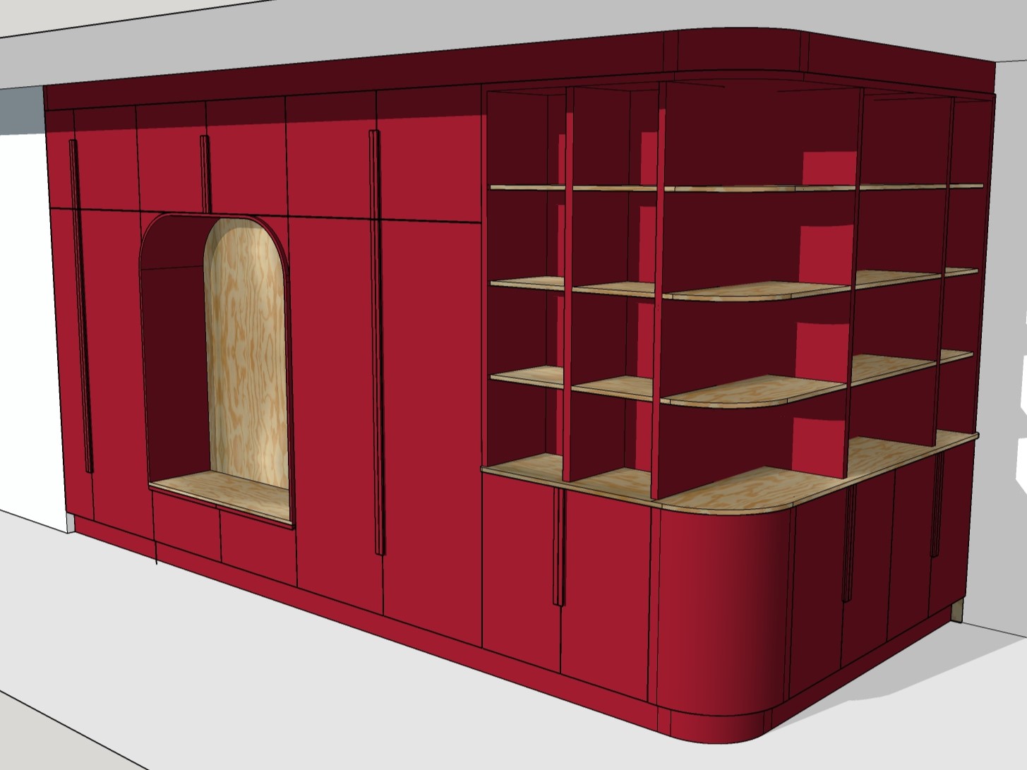 Modélisation 3D d'un agencement sur mesure